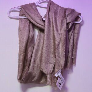 Nordstrom Tan Desert Shimmer Shawl Scarf - Brand New Tags On